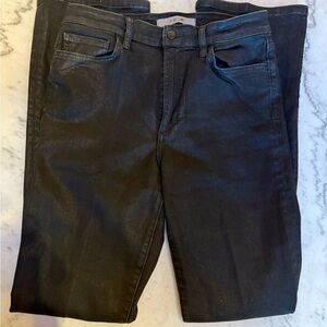 Joe's Jeans Women’s high rise blk coated